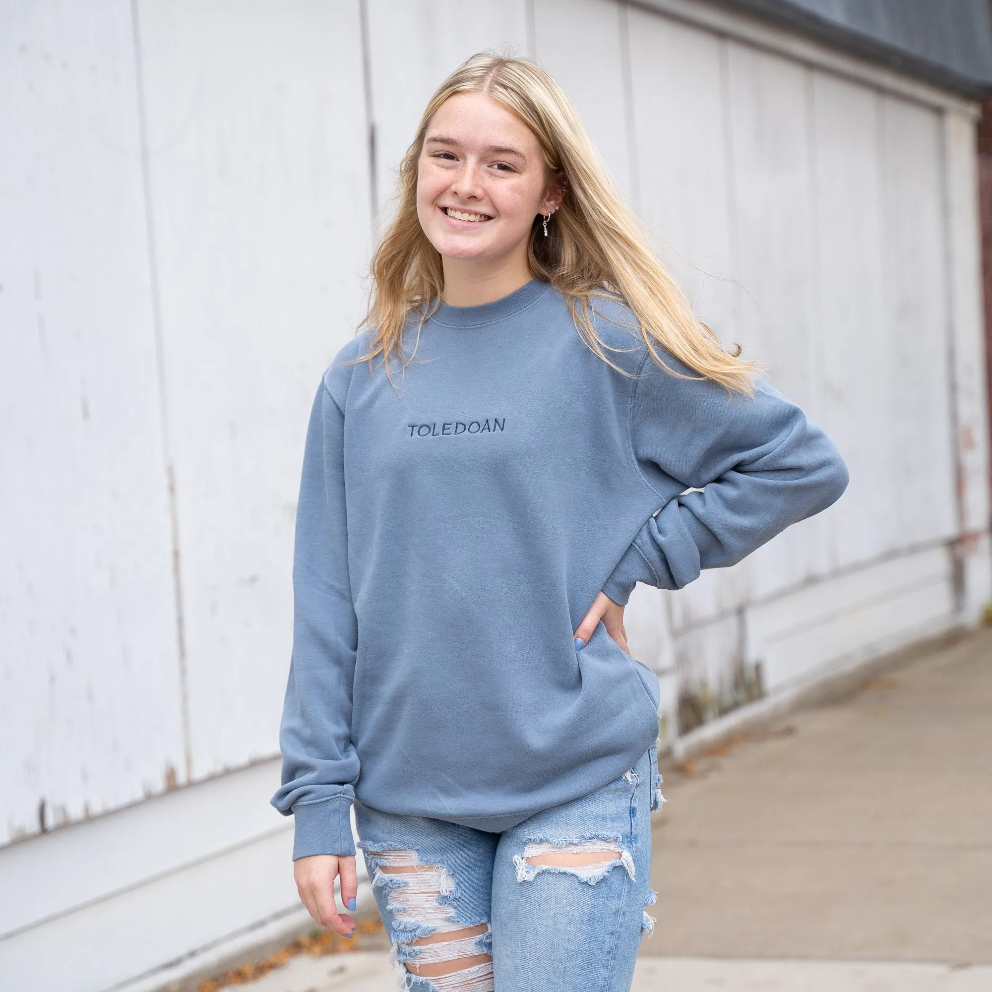 Toledoan Embroidered Sweatshirt