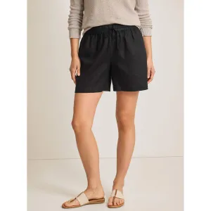 Tommy Bahama Women's Two Palms Easy Linen Shorts - Black