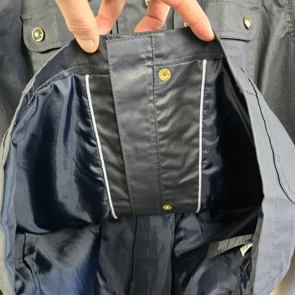 Tommy Hilfiger Navy Waxed Utility Jacket