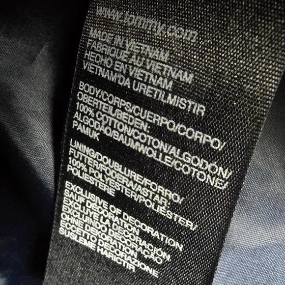 Tommy Hilfiger Navy Waxed Utility Jacket