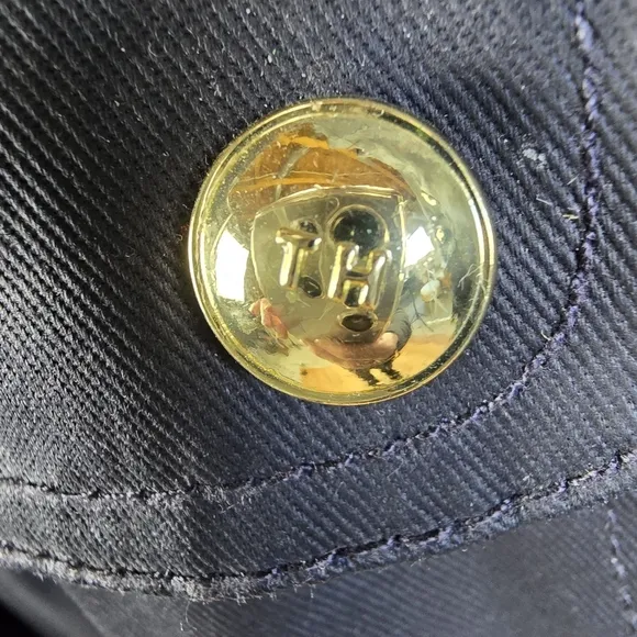 Tommy Hilfiger Navy Waxed Utility Jacket