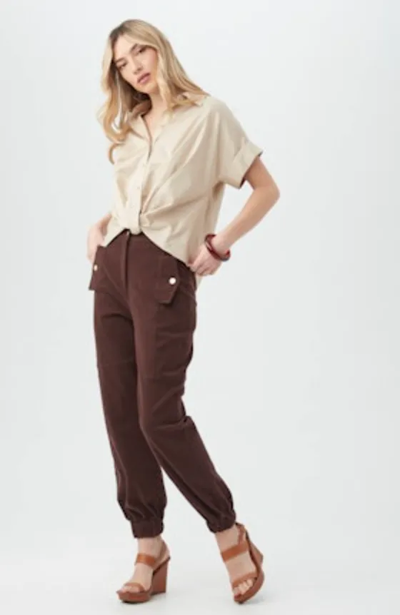 Trina Turk Coty Top in Sahara Stone