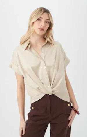 Trina Turk Coty Top in Sahara Stone
