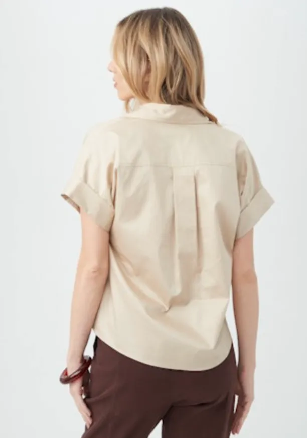 Trina Turk Coty Top in Sahara Stone