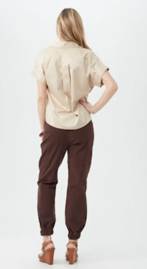 Trina Turk Coty Top in Sahara Stone