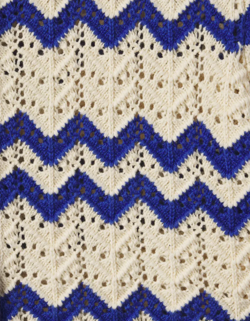 Trovata Paloma Cardigan in Blue Stripe