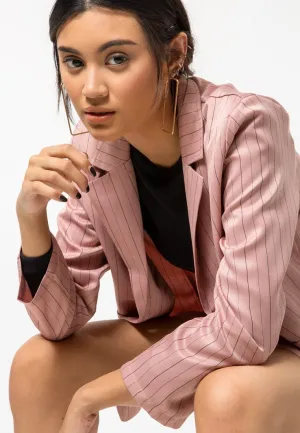 Twill Stripe Blazer
