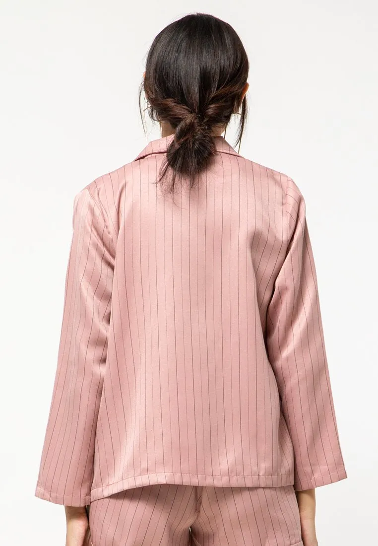 Twill Stripe Blazer