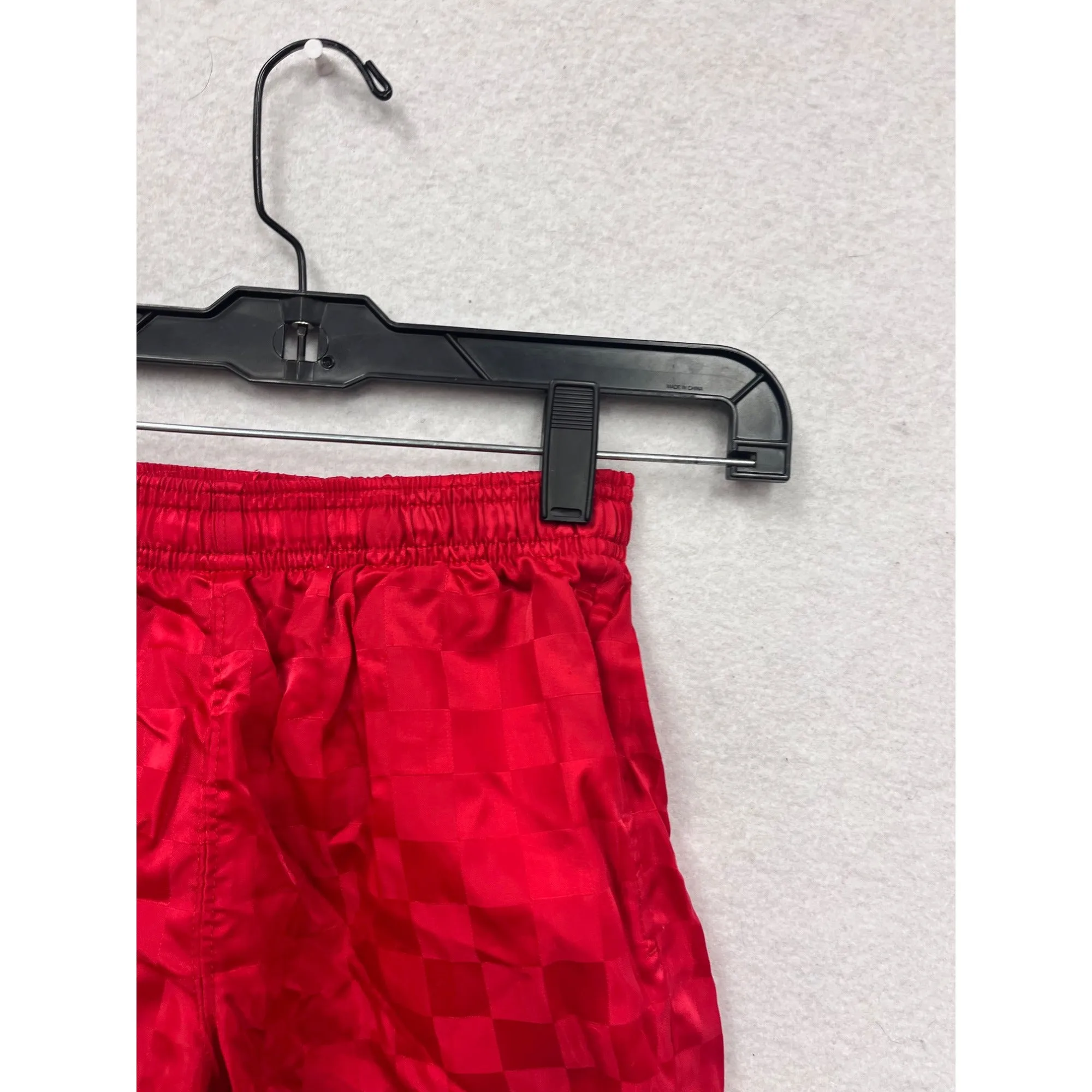 Umbro Boys Red Shorts Size S 6/7 With Elastic Waist #8155