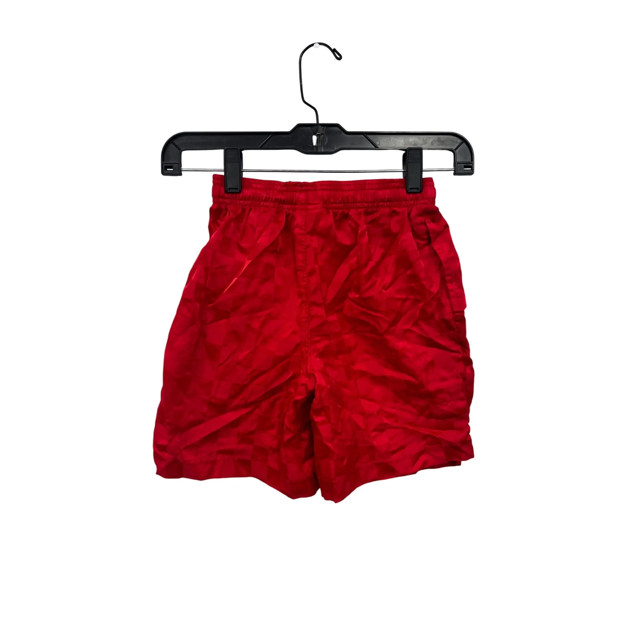 Umbro Boys Red Shorts Size S 6/7 With Elastic Waist #8155