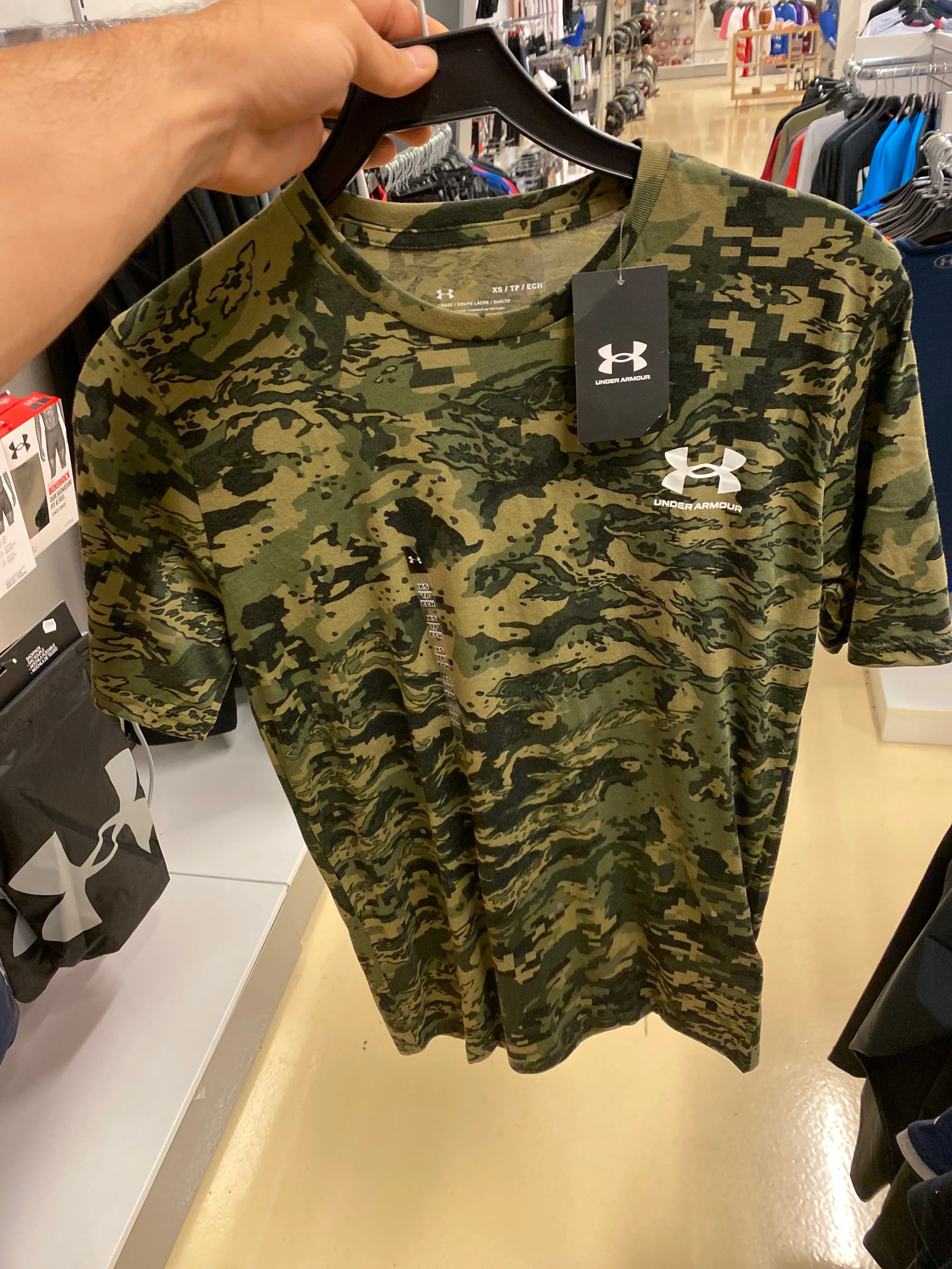Under Armour Loose Camo Short Sleeve Shirt