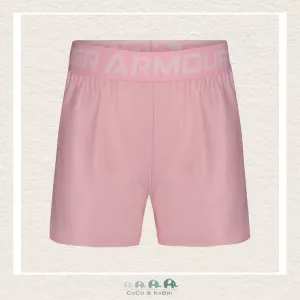 Under Armour Youth Girls Play Up Shorts - Pink