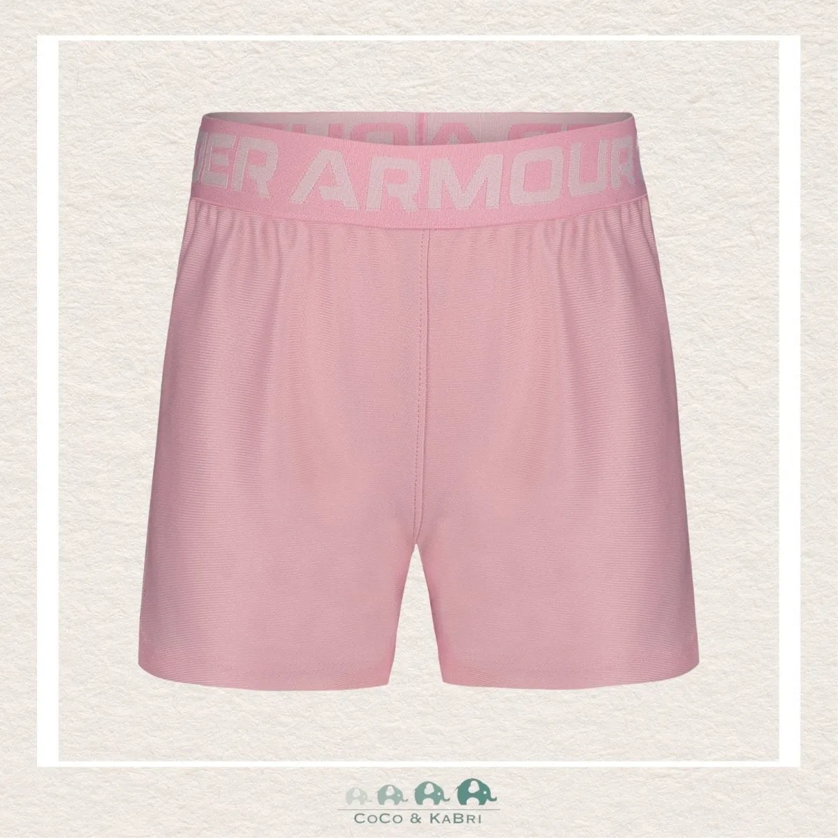 Under Armour Youth Girls Play Up Shorts - Pink