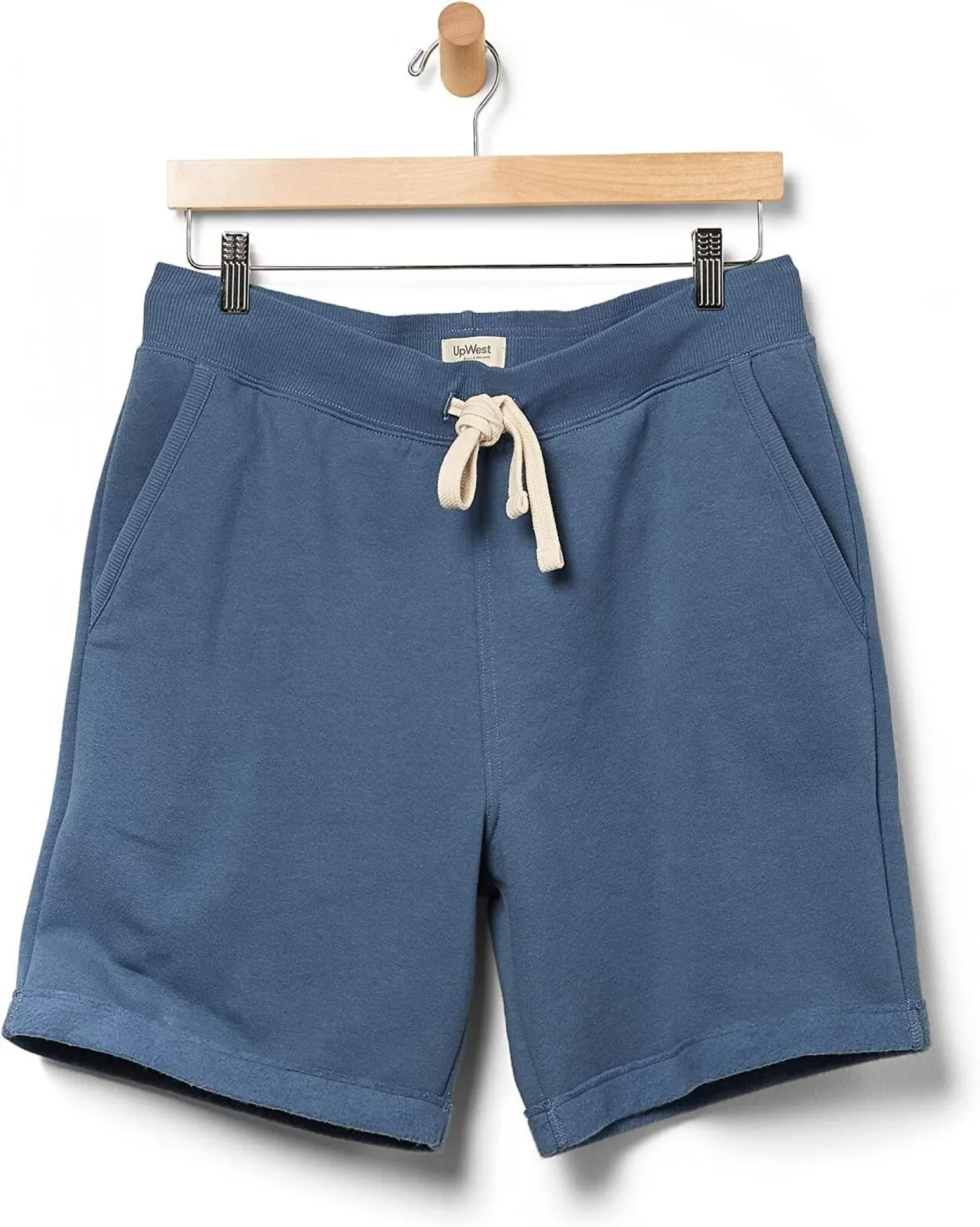 Upwest Mens Pull On Short with Pockets Blue L
