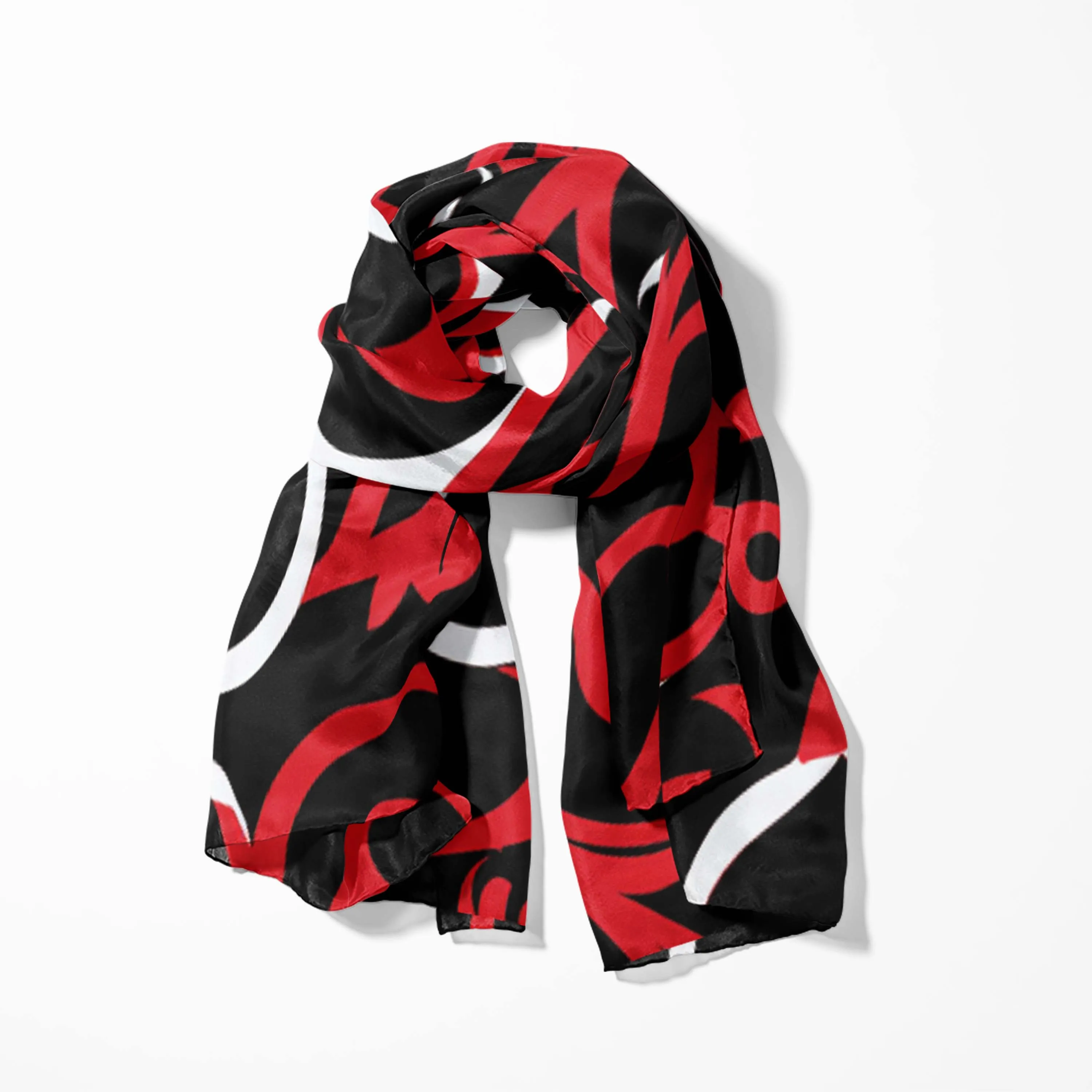 VALENTINE RED VINE SILK WOMEN SCARF - VALENTINE DAY COLLECTION