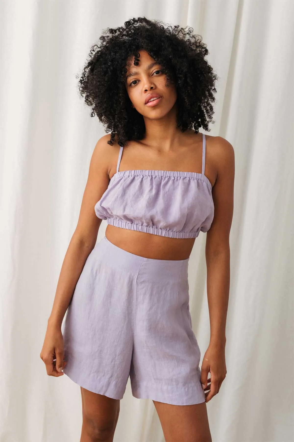 Vaxholm Shorts Light Purple