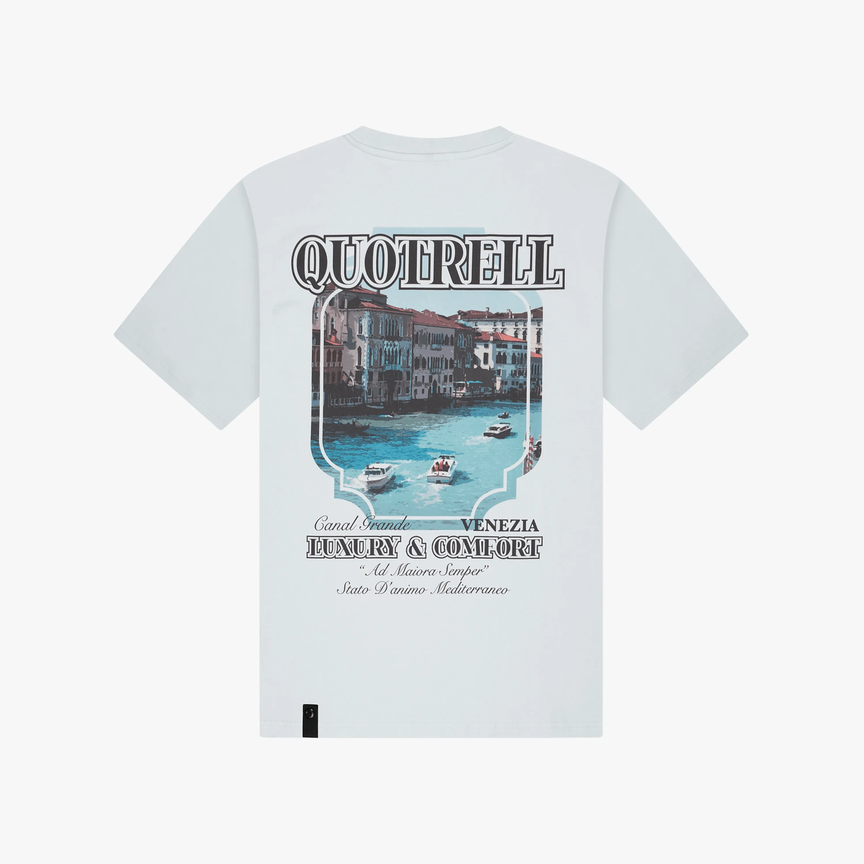 VENEZIA TEE | LIGHT BLUE/BLACK
