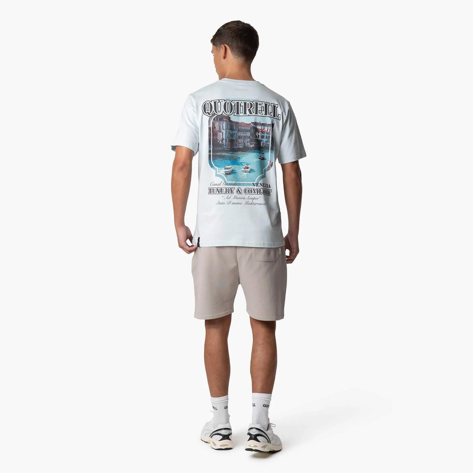 VENEZIA TEE | LIGHT BLUE/BLACK