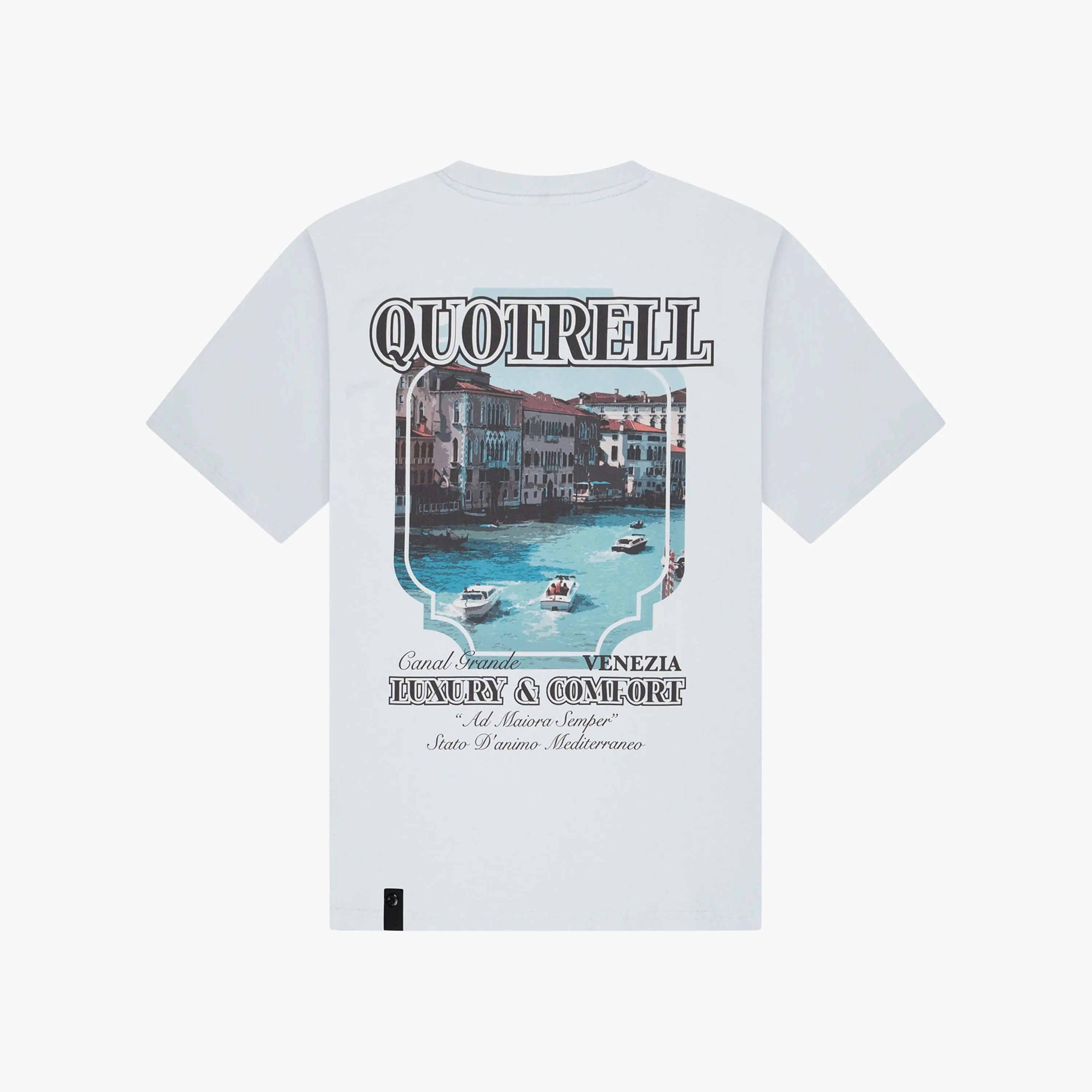 VENEZIA TEE | LIGHT BLUE/BLACK