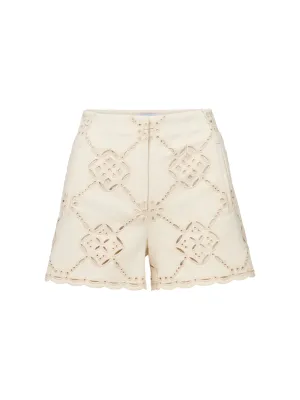 Veronica Beard Jazmin Short in Ecru