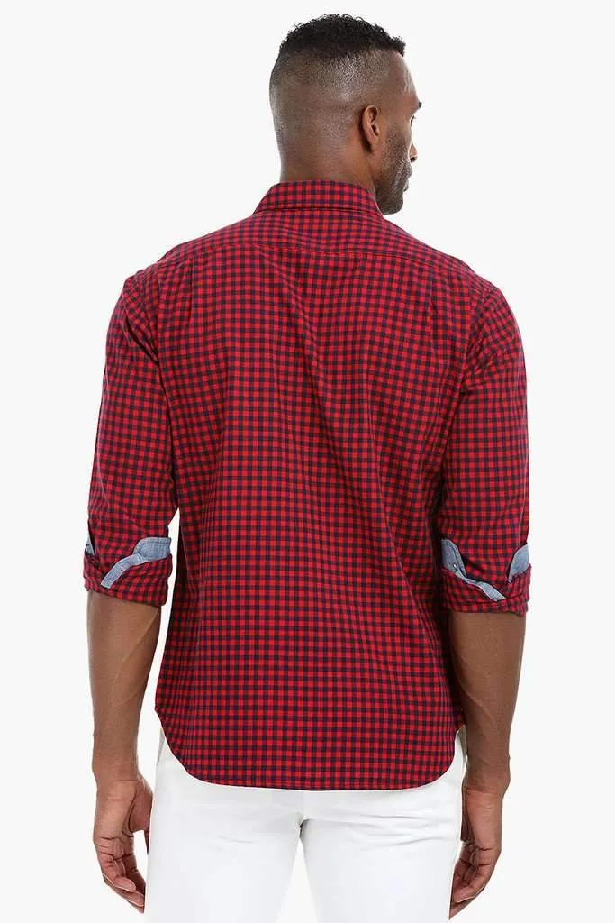Versatile Gingham Check Shirt