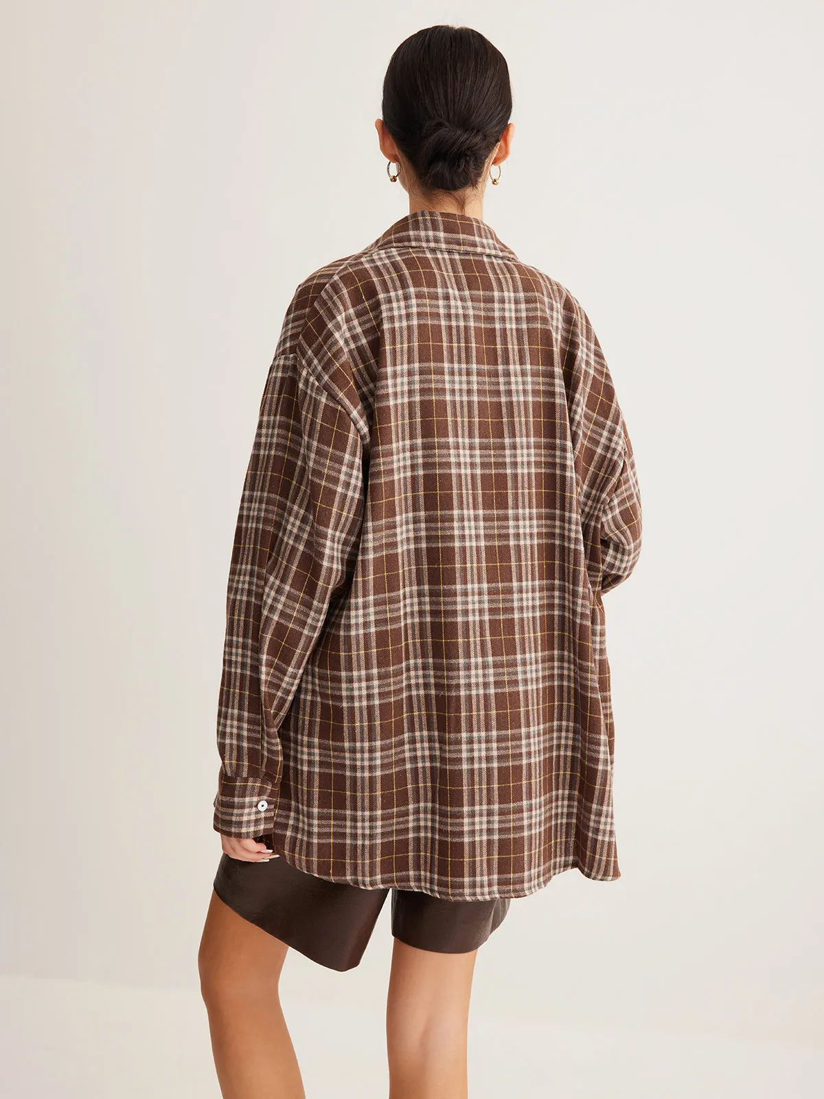 Versatile Plaid Polo Shirt