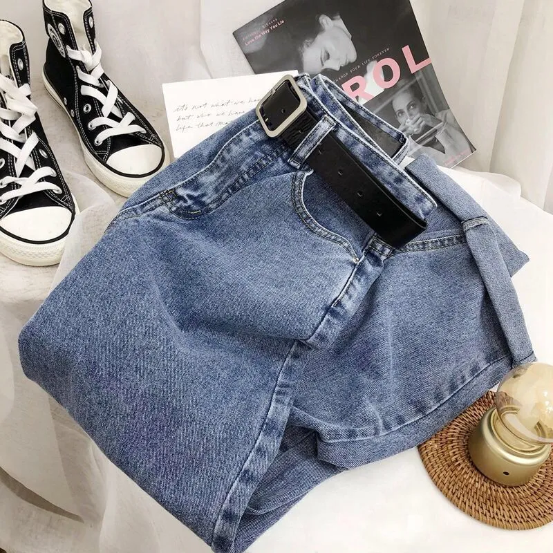 Versatile Straight Loose Wide Leg Jeans For Women
