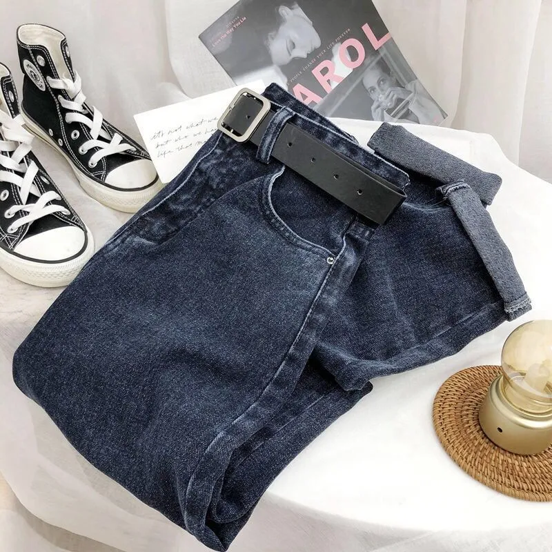 Versatile Straight Loose Wide Leg Jeans For Women