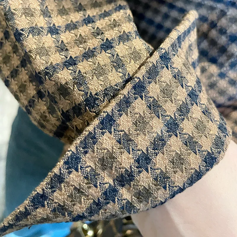Versatile Thin Checkered Boyfriend Shirt for Women's Casual Wear
