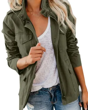 Veste style militaire femme