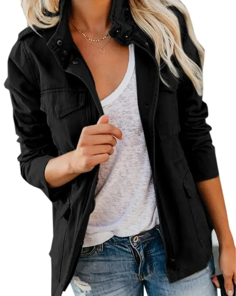 Veste style militaire femme