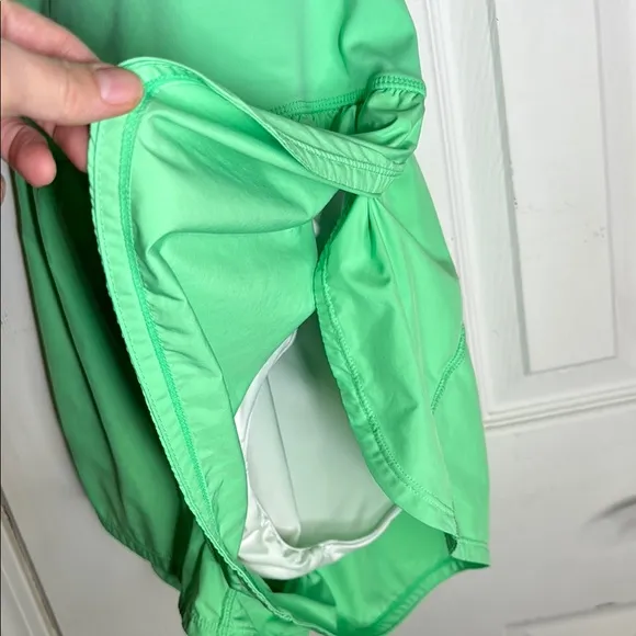 Vibrant Green One Piece with Cutout and Shorts Style