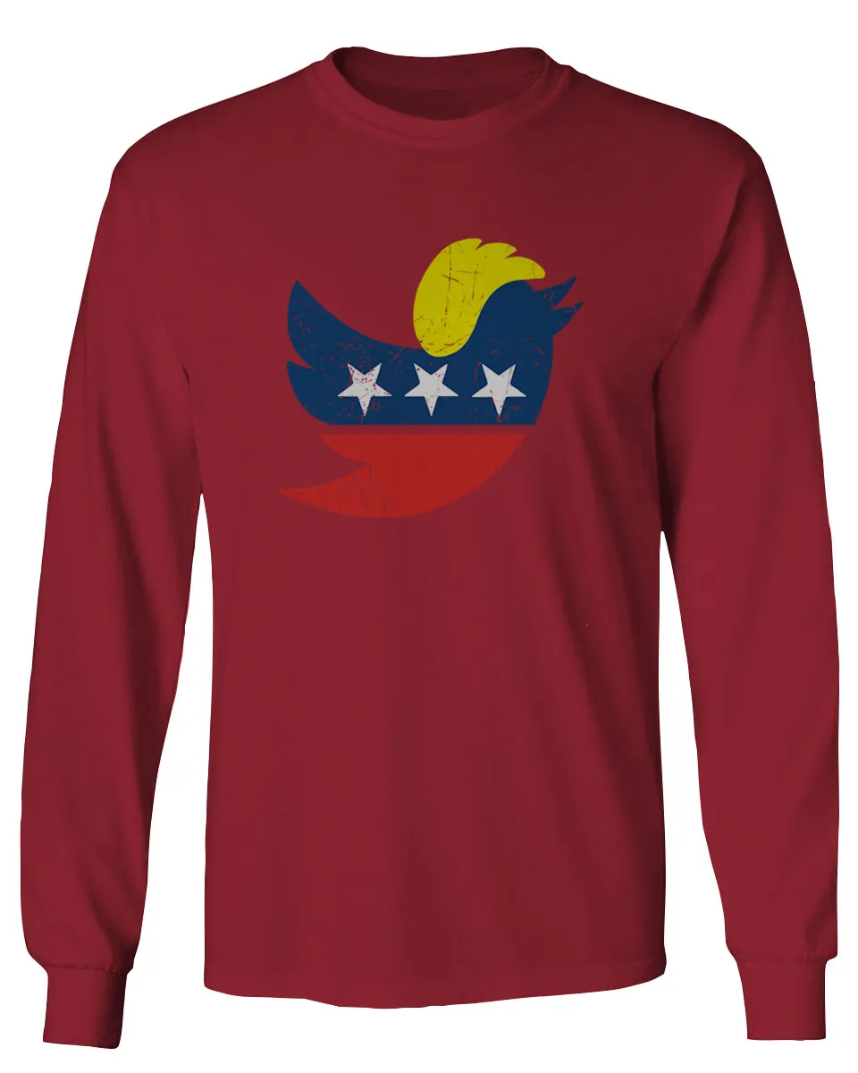 VICES AND VIRTUESS Funny Trump Support Republican trumpublican Make America Great mens Long sleeve t shirt