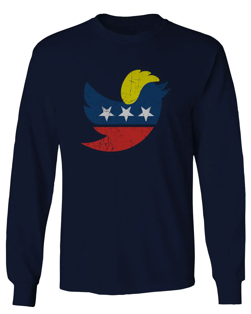 VICES AND VIRTUESS Funny Trump Support Republican trumpublican Make America Great mens Long sleeve t shirt
