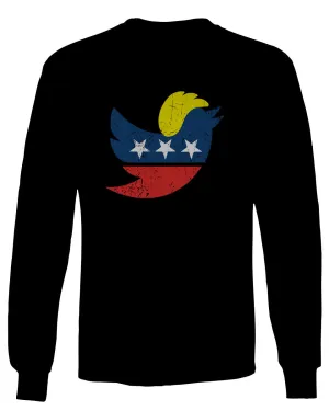 VICES AND VIRTUESS Funny Trump Support Republican trumpublican Make America Great mens Long sleeve t shirt