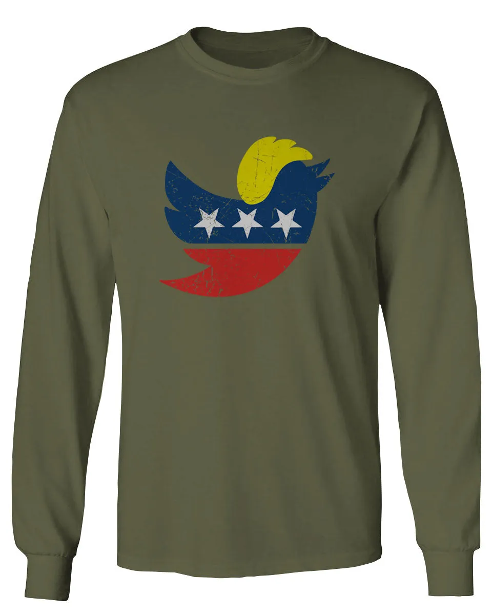 VICES AND VIRTUESS Funny Trump Support Republican trumpublican Make America Great mens Long sleeve t shirt