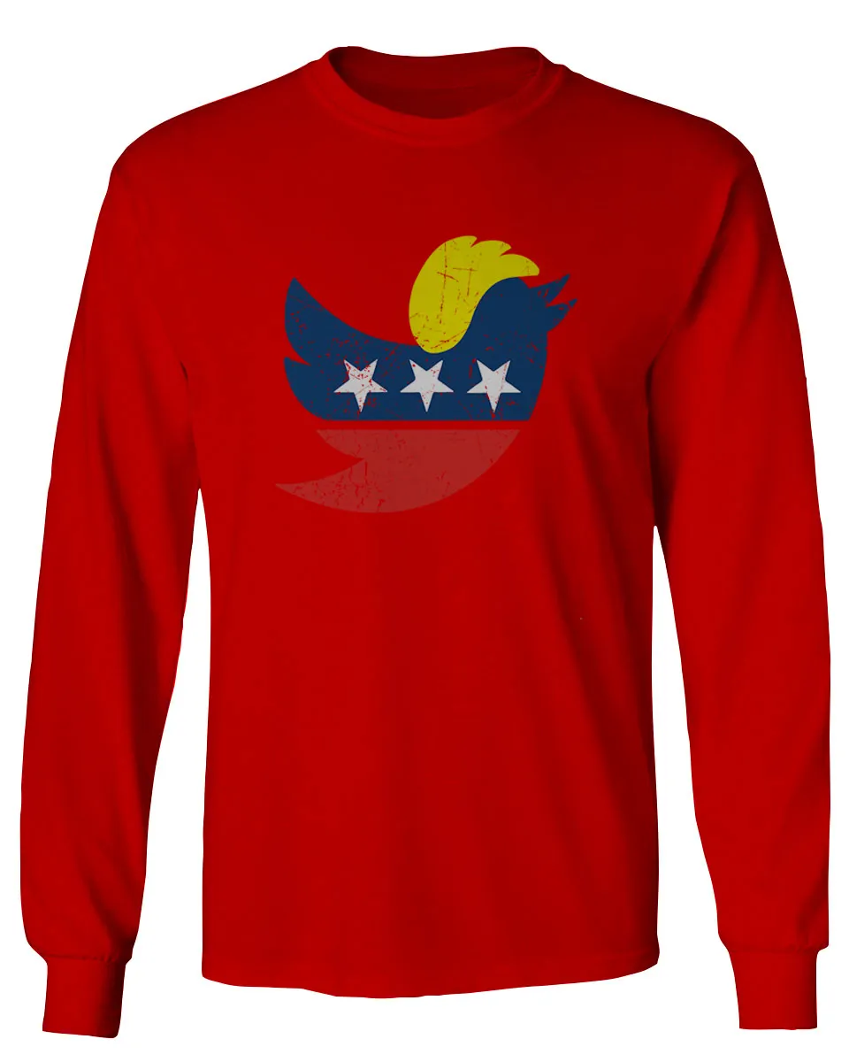 VICES AND VIRTUESS Funny Trump Support Republican trumpublican Make America Great mens Long sleeve t shirt