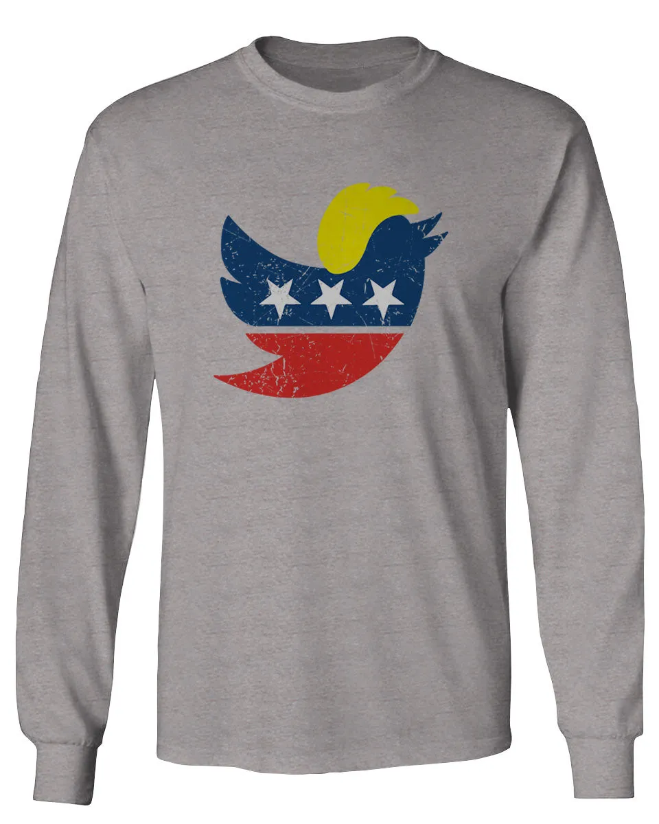 VICES AND VIRTUESS Funny Trump Support Republican trumpublican Make America Great mens Long sleeve t shirt