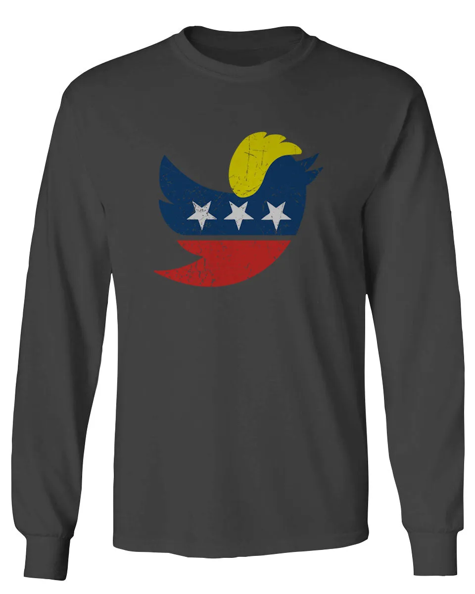 VICES AND VIRTUESS Funny Trump Support Republican trumpublican Make America Great mens Long sleeve t shirt