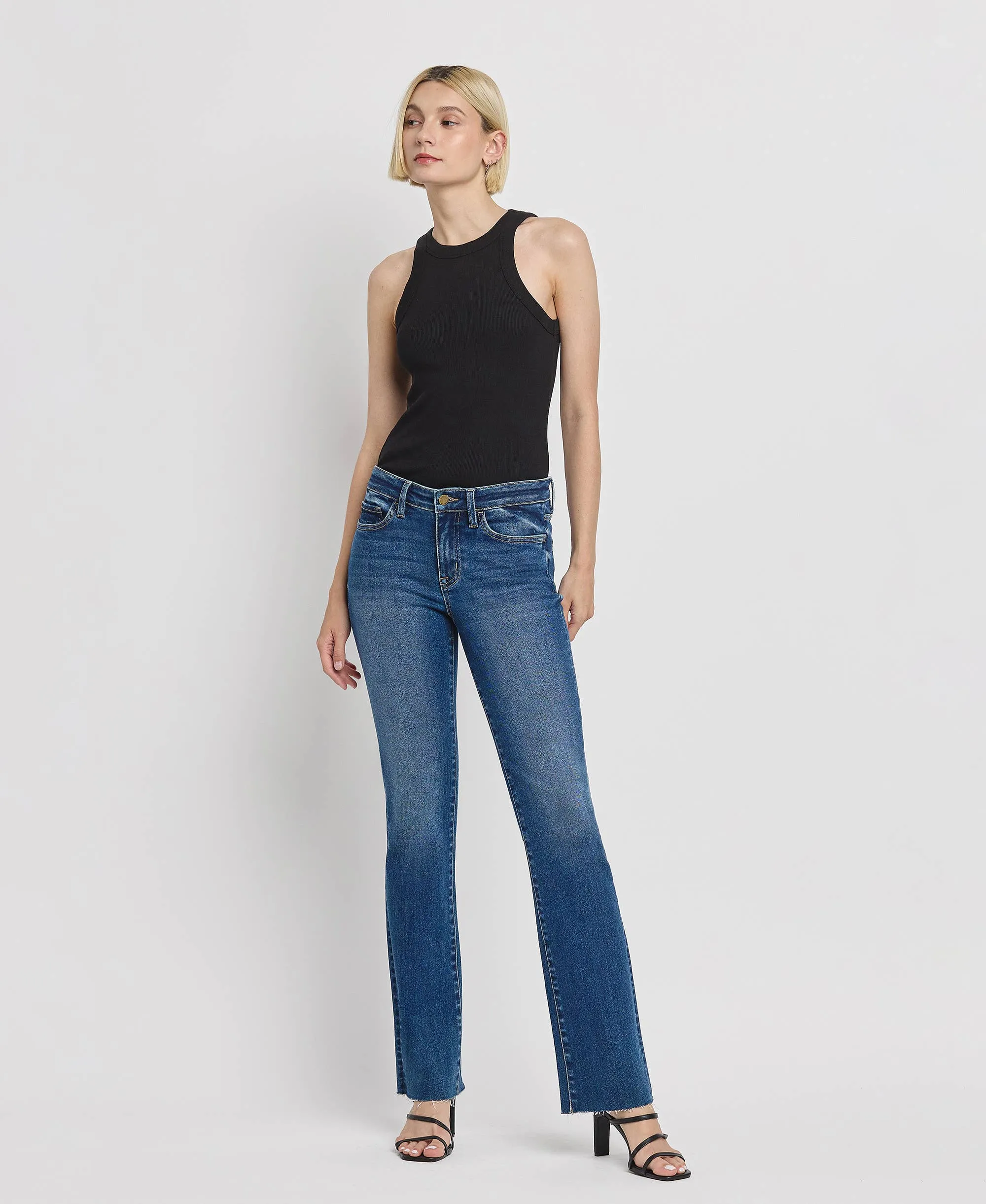 Vigilant Mid Rise Slim Bootcut Jeans