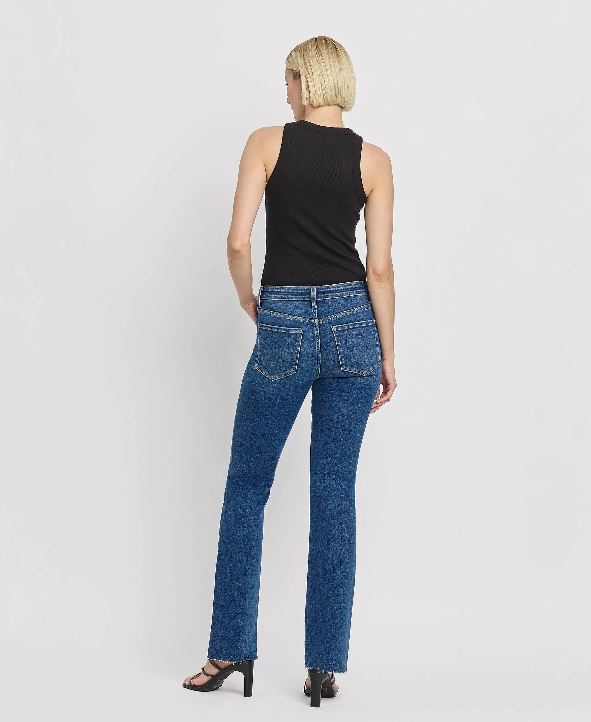 Vigilant Mid Rise Slim Bootcut Jeans