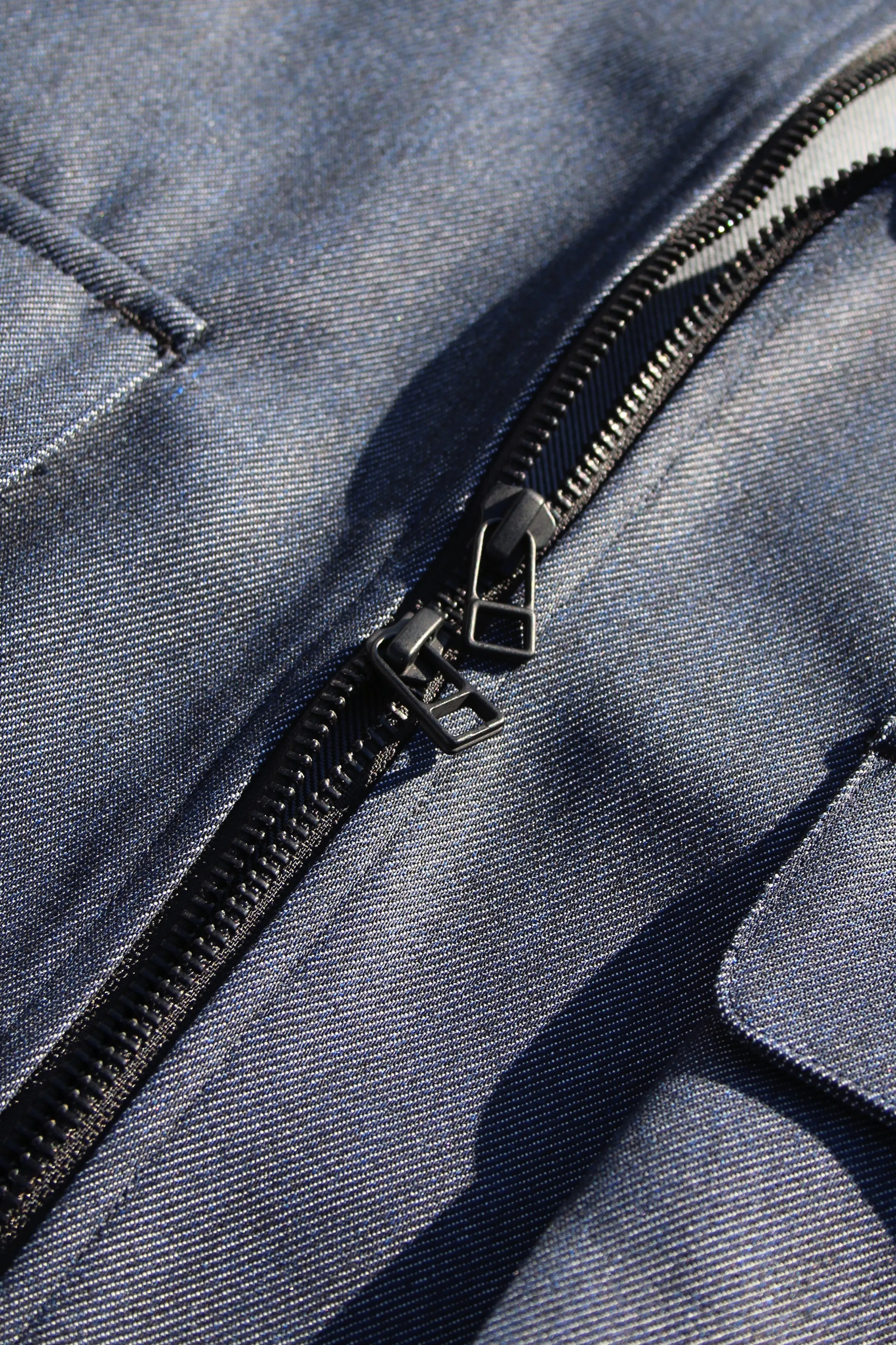 VOAAOV UNCHANGED DENIM BLAZER