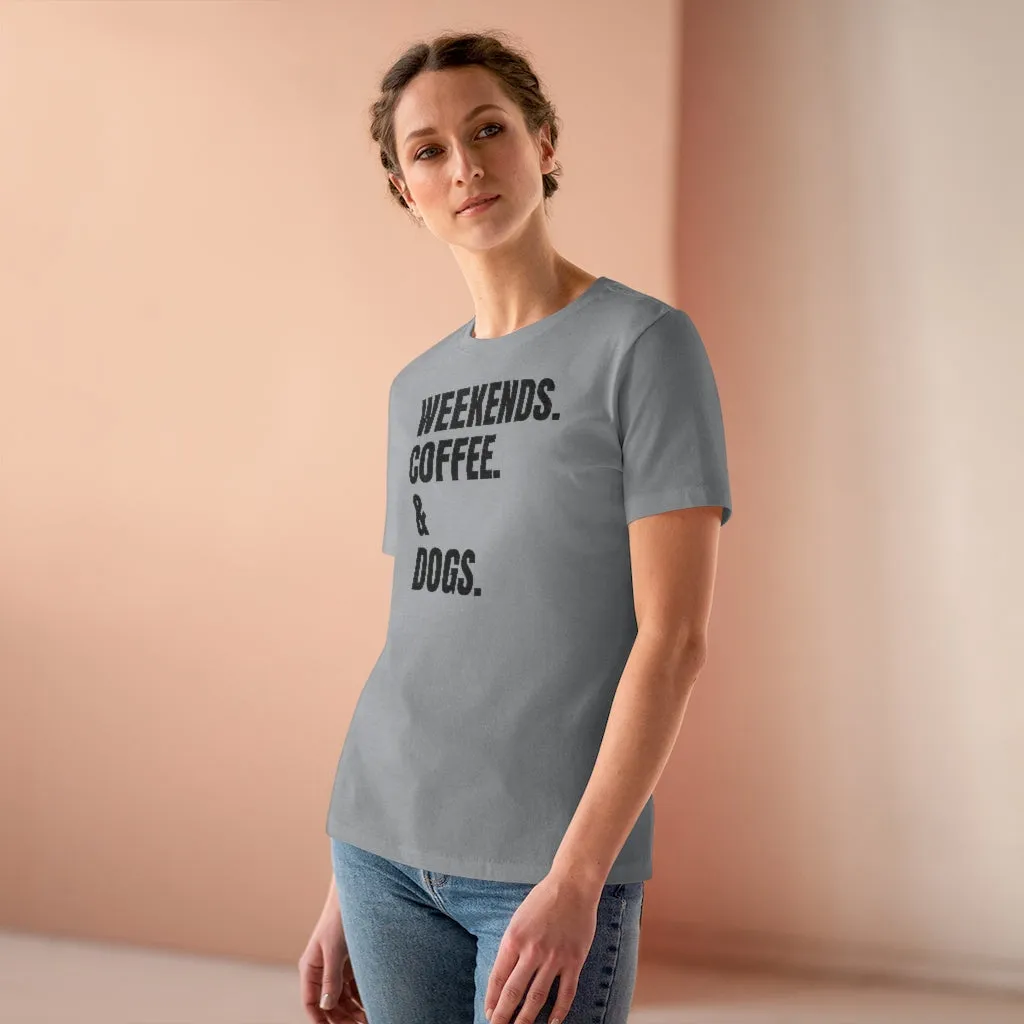 Weekends Coffee & Dogs - T-shirt