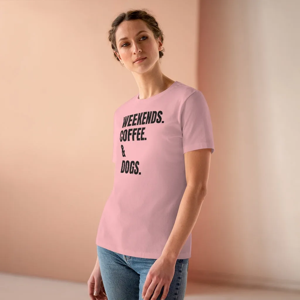 Weekends Coffee & Dogs - T-shirt