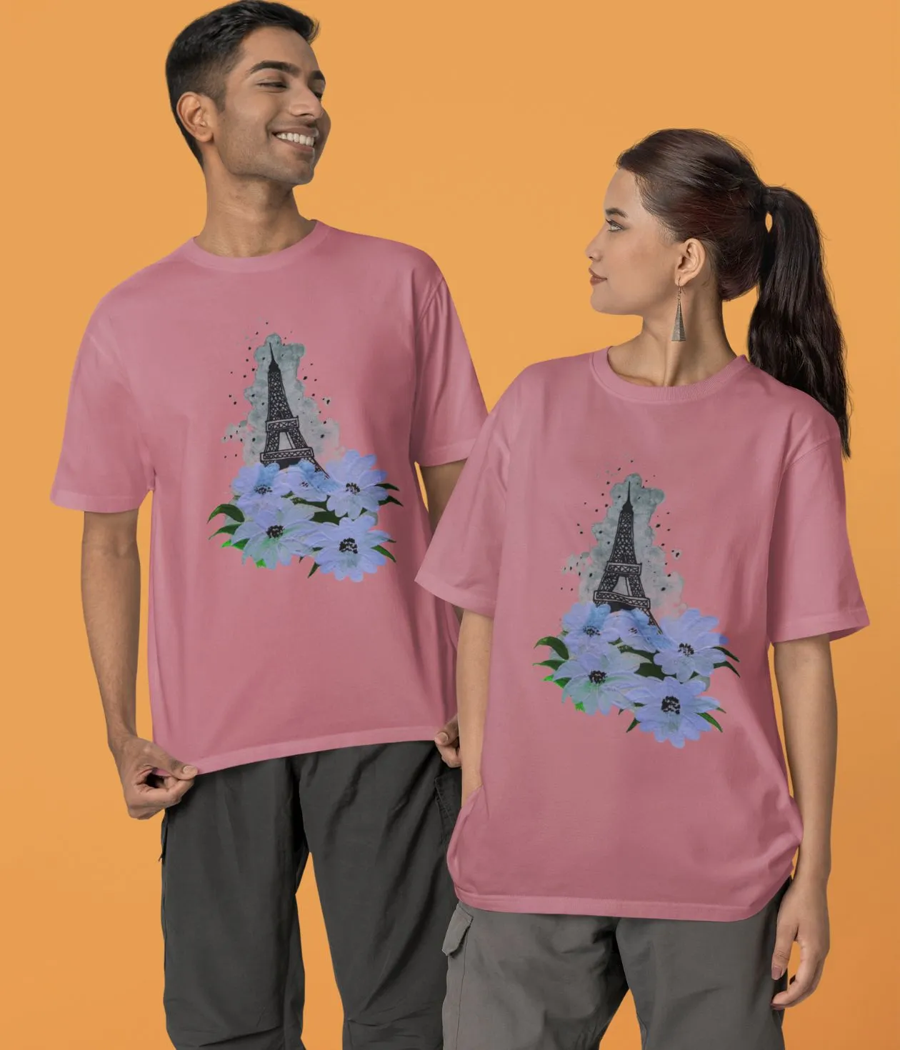 Whispers Of Paris - Terry Oversized T-Shirt