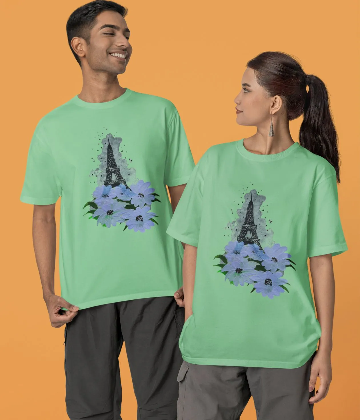 Whispers Of Paris - Terry Oversized T-Shirt