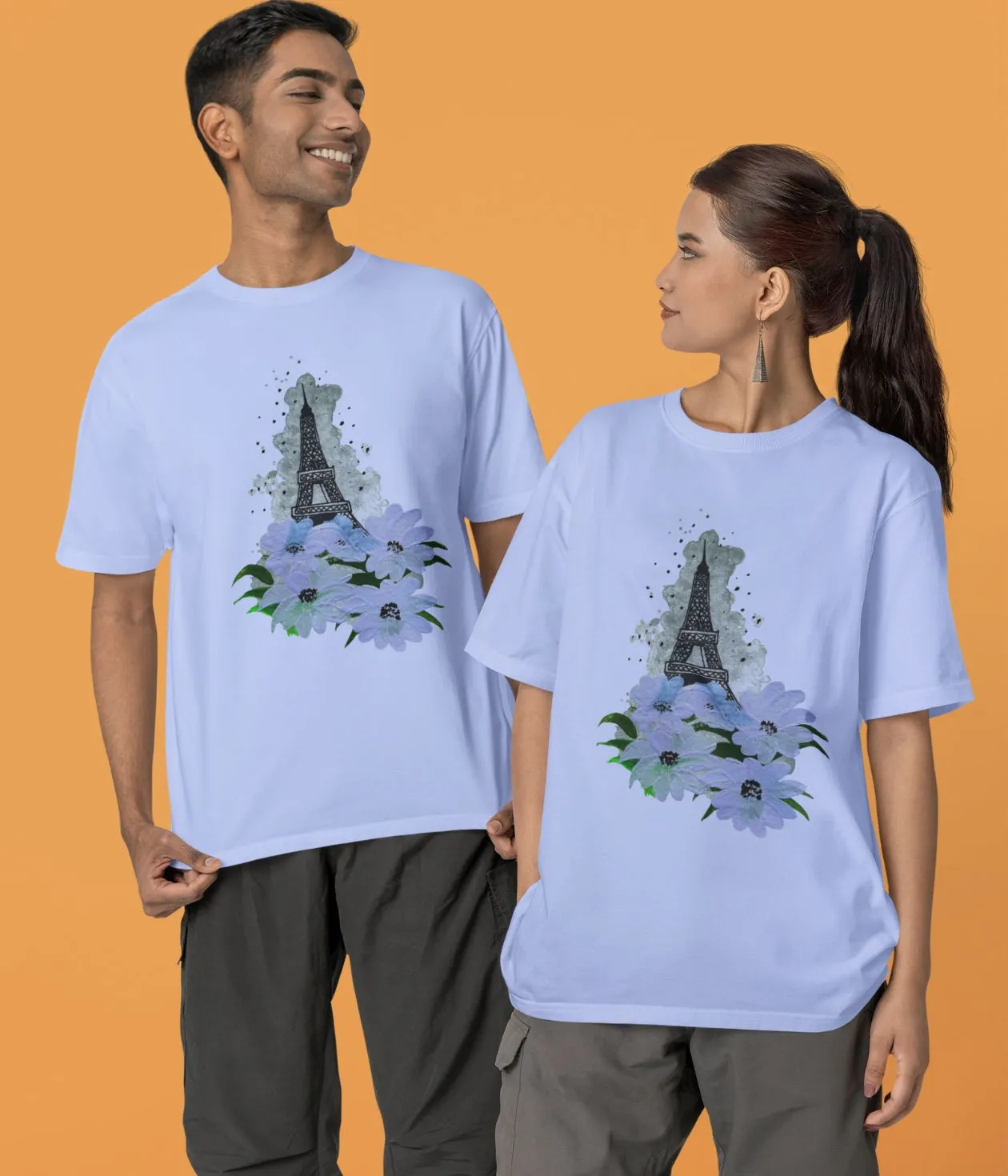 Whispers Of Paris - Terry Oversized T-Shirt