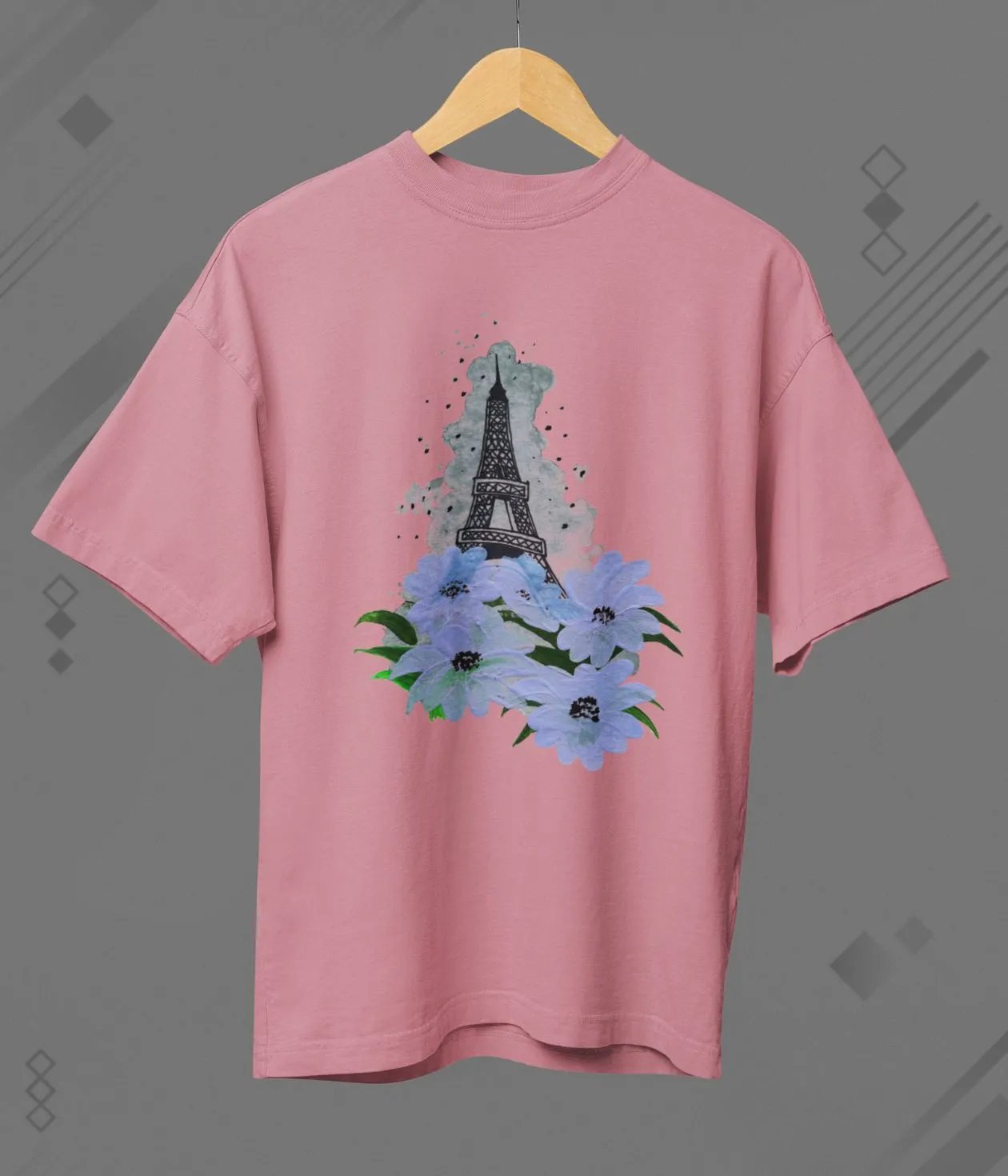 Whispers Of Paris - Terry Oversized T-Shirt