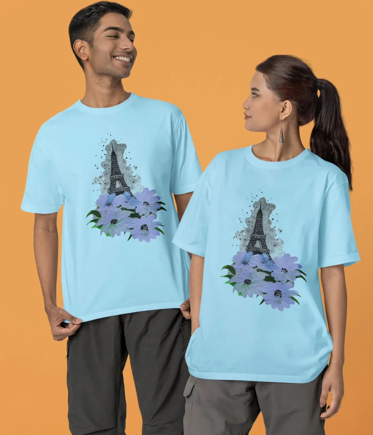 Whispers Of Paris - Terry Oversized T-Shirt
