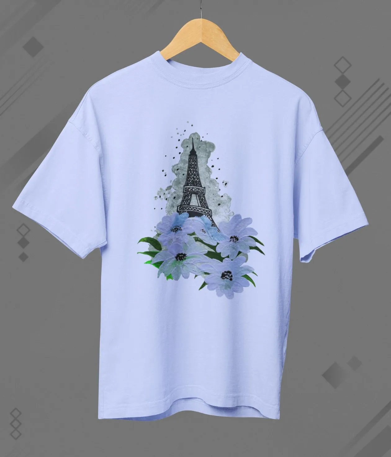 Whispers Of Paris - Terry Oversized T-Shirt